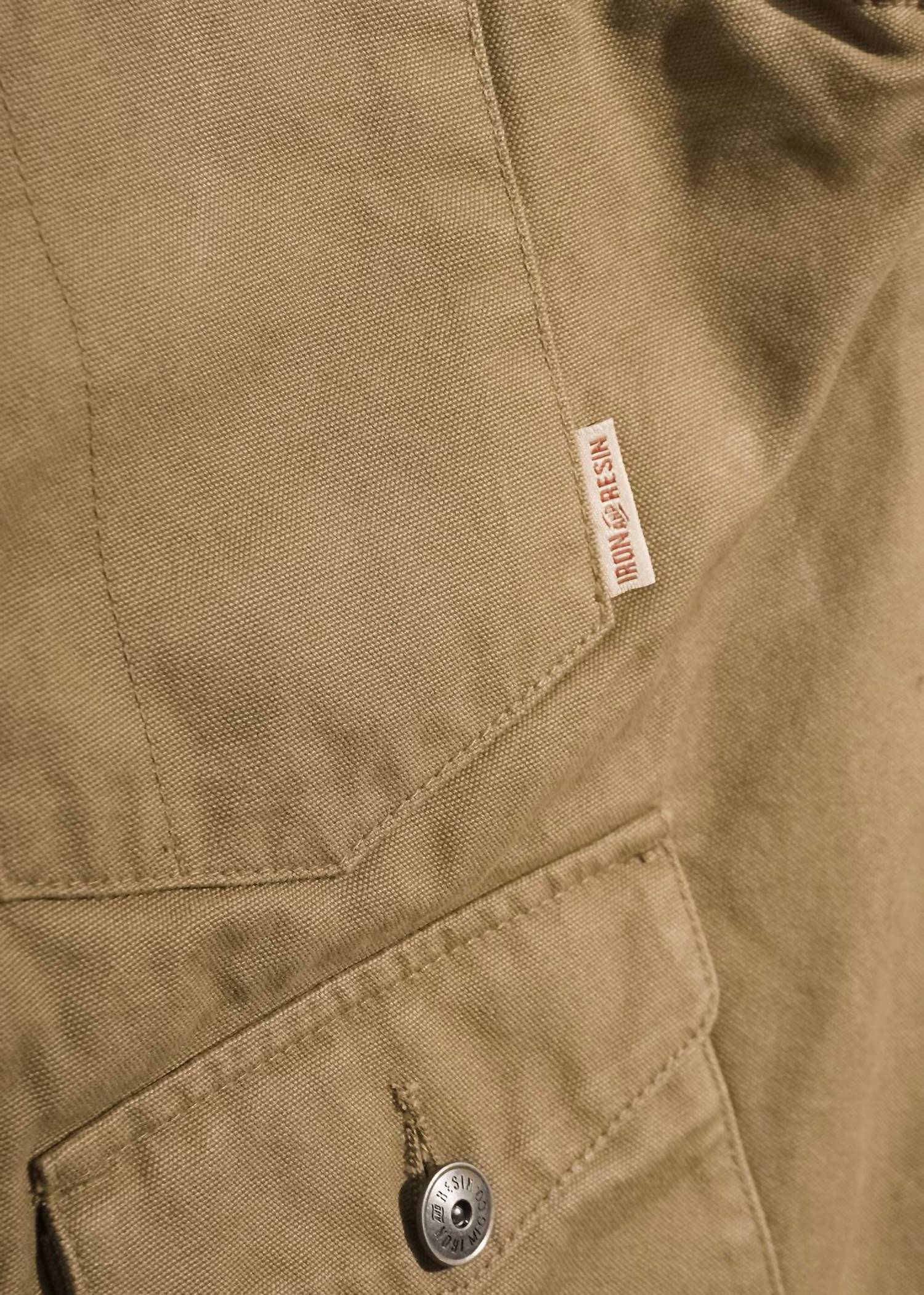 Iron & Resin Men's Bronco Vest in beige - men's jacket - view 5