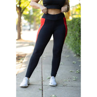 Julia Rose - Roxie Panel Full Length Leggings