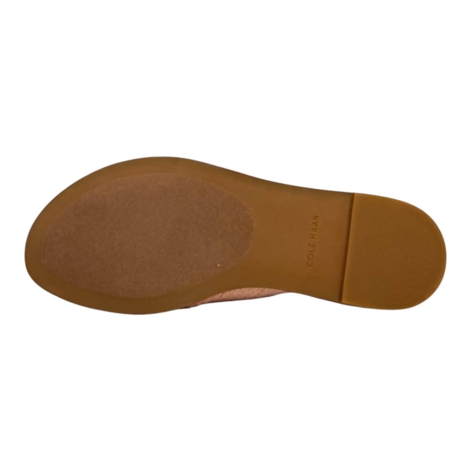 COLE HAAN Women's Ansley Leather Slides in blush jute - women's sandal - view 8
