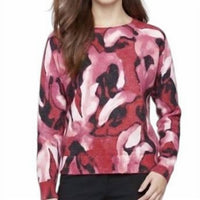 Charlie B - Reversible Printed Raglan Sleeve Sweater