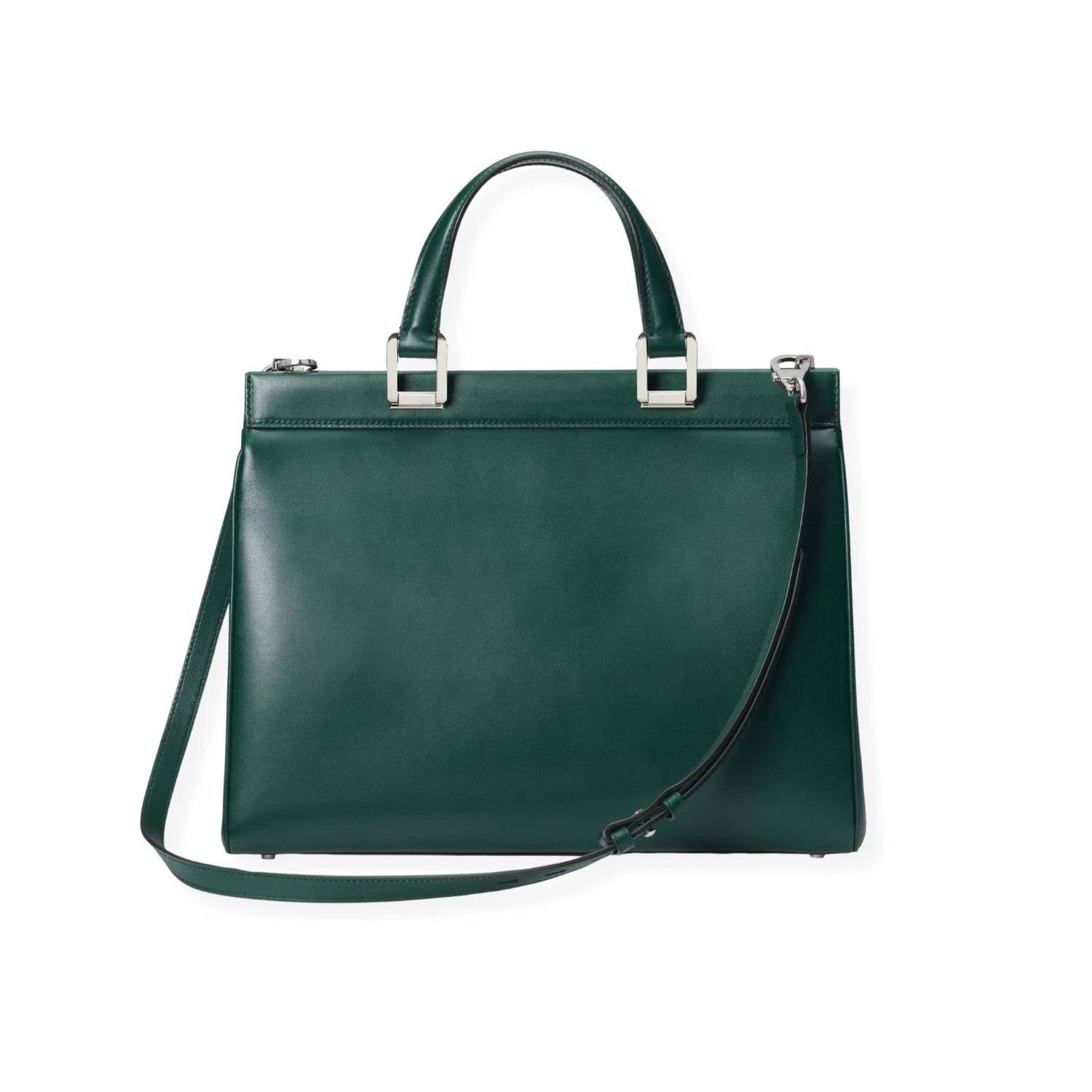 Gucci - Women's Zumi Smooth Leather Medium Top Handle Bag