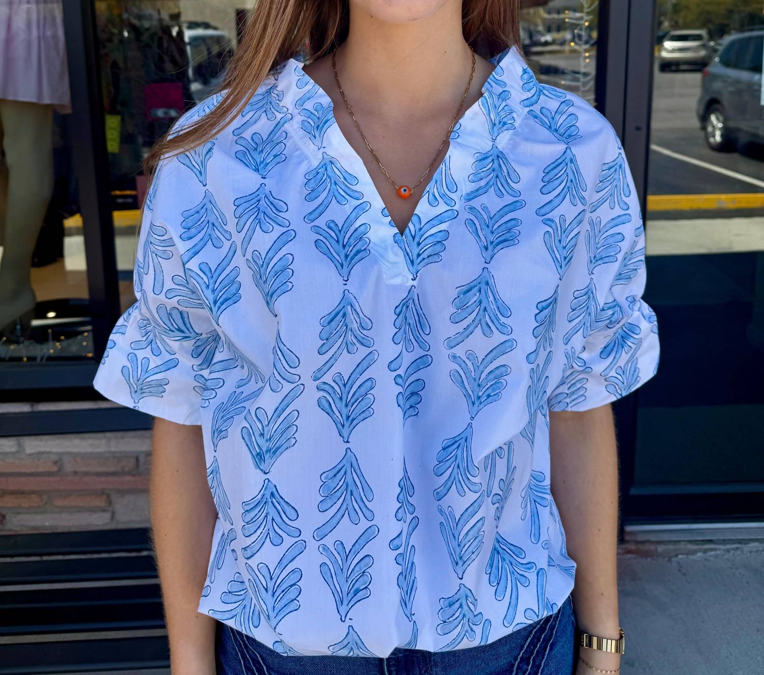 Finley - Crosby V-neck Top
