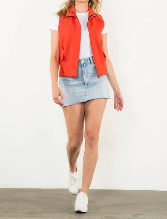 Thml - Zip-up Sweater Vest