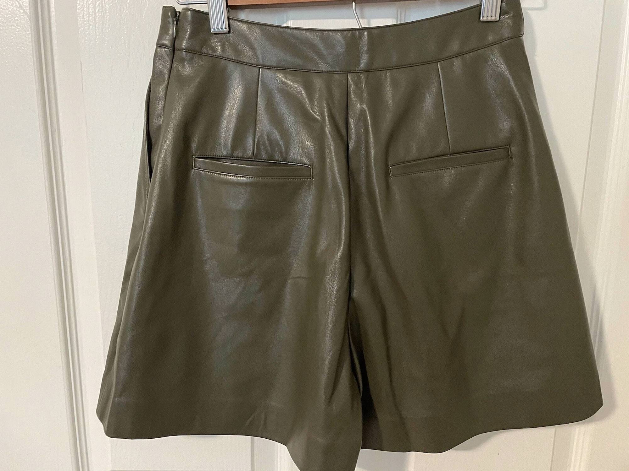 Sundays - Collins Faux Leather Shorts