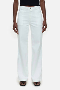 CLOSED Aria High Rise Denim Jeans in white - women's jeans