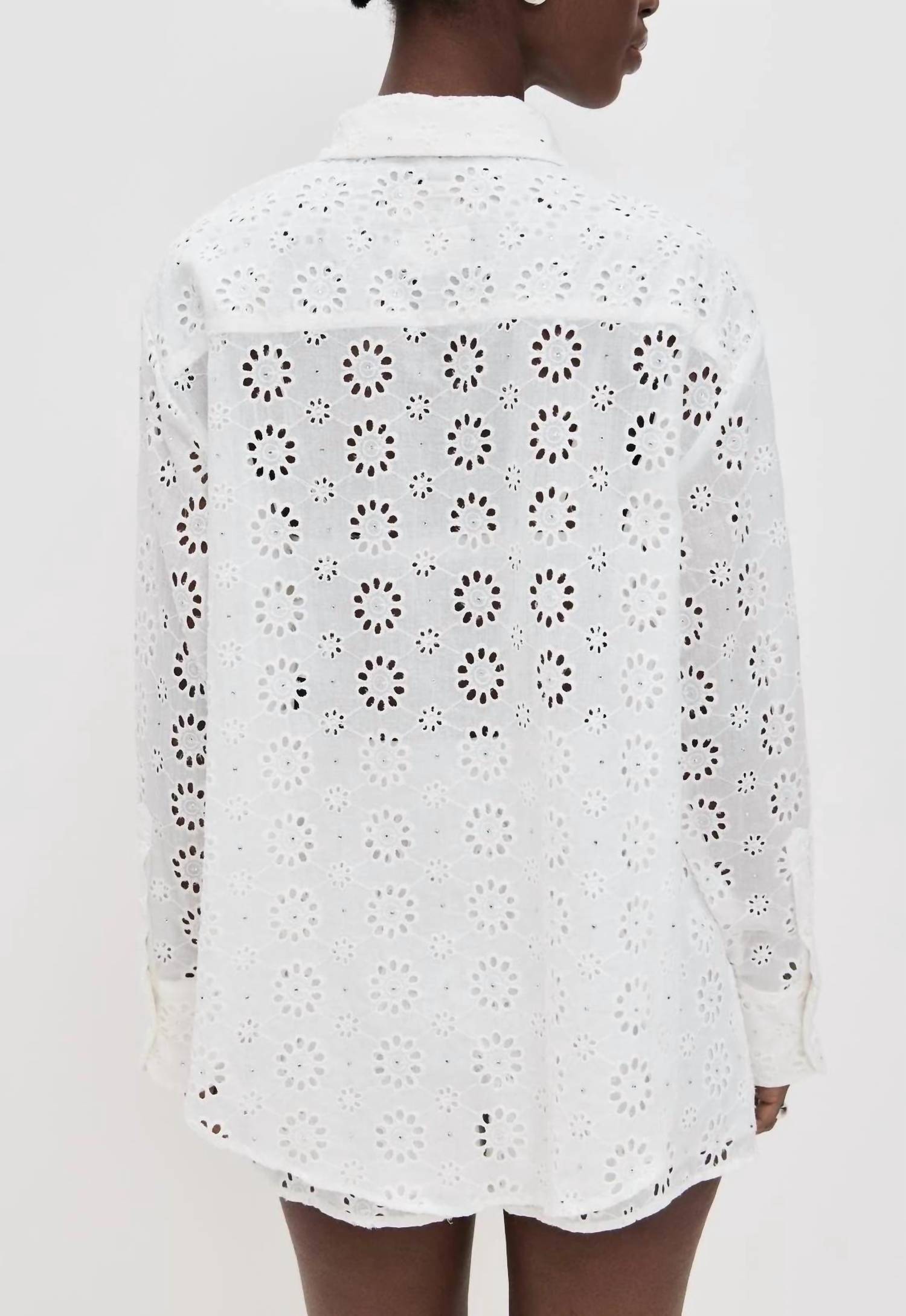 Le Superbe - Eyelet Shine Over You Shirt