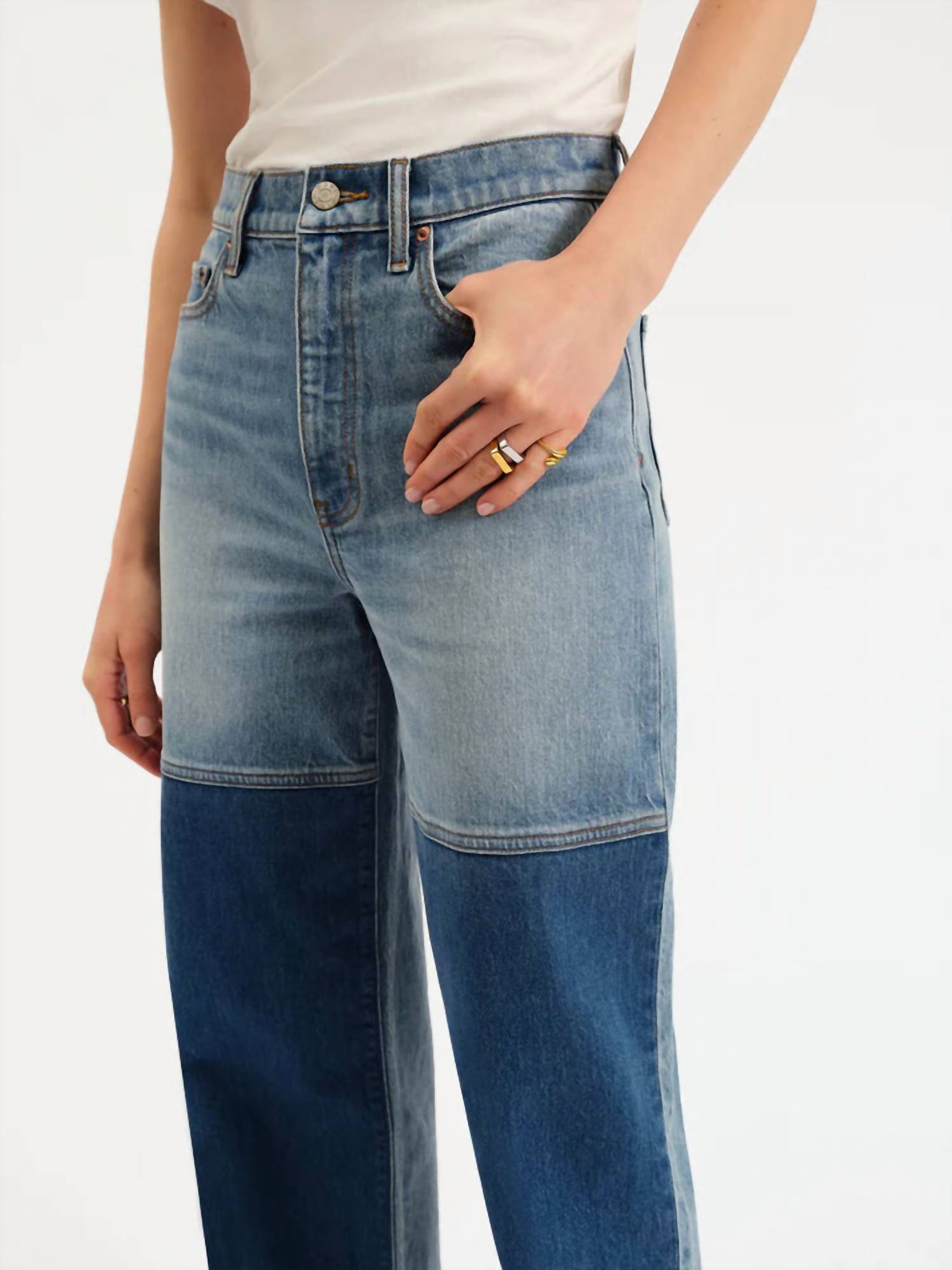 Daze - City Straight High Rise Straight Leg Jeans
