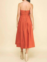 Pinch - Florence Shirred Strapless Midi Dress