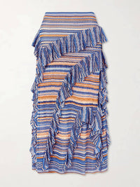 Ulla Johnson - Delila Ruffle Knit Skirt