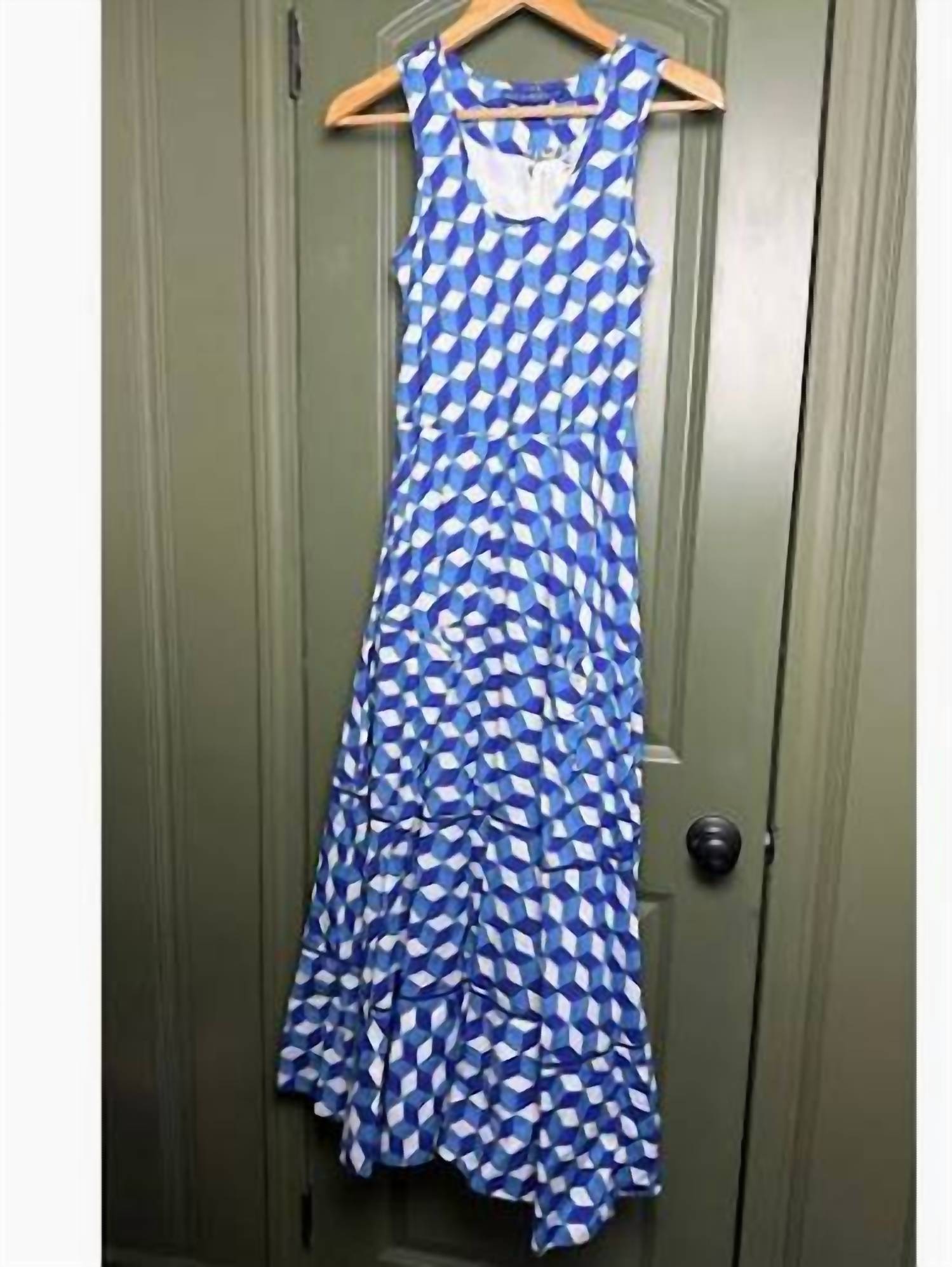 Ro'S Garden - Women's Cairo Maxi Geometric Resort Summer Dress