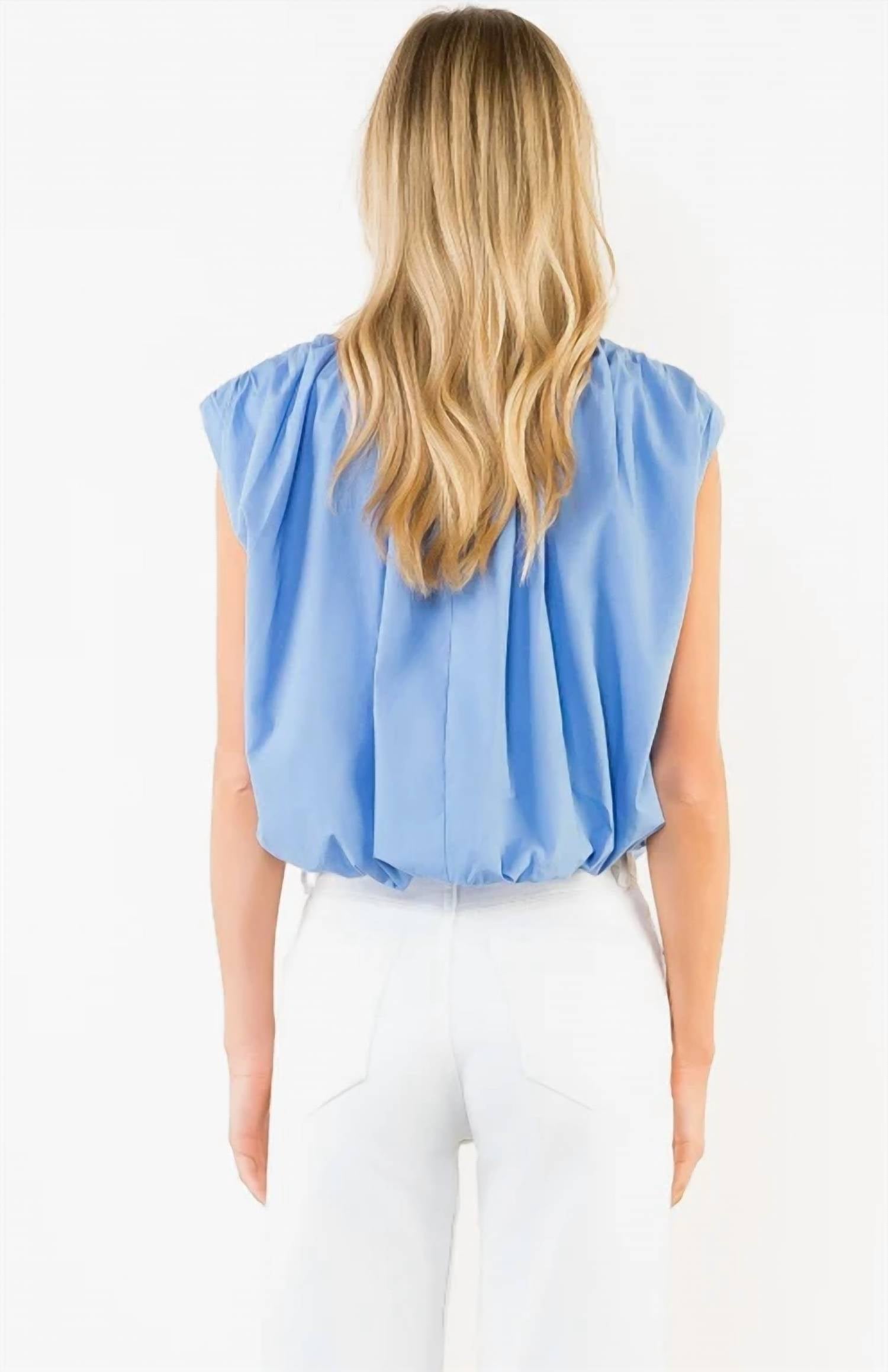 Thml - Unfading Beauty Sleeveless Bubble Top