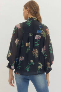 Entro - After Hours Floral Top