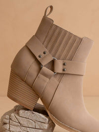 Oasis Society - Women's Caleb Paneled Moto Bootie