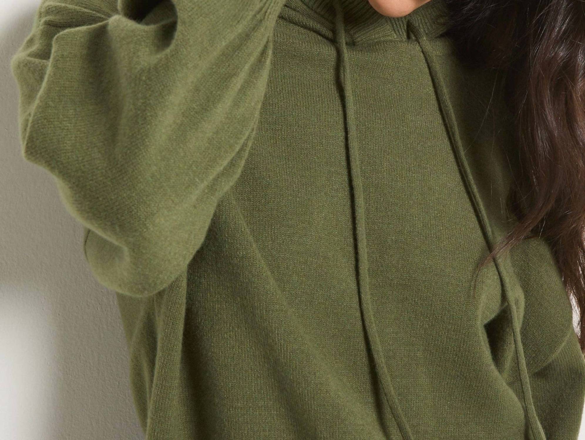 Seventy Eight and Sunny Grace Hooded Sweater in green - women's top - view 4