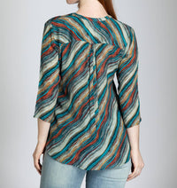 V Neck With Tassel Tie
