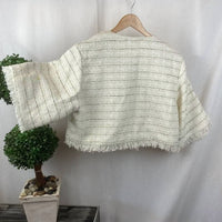 Anna & Ava - Woven Cropped Jacket