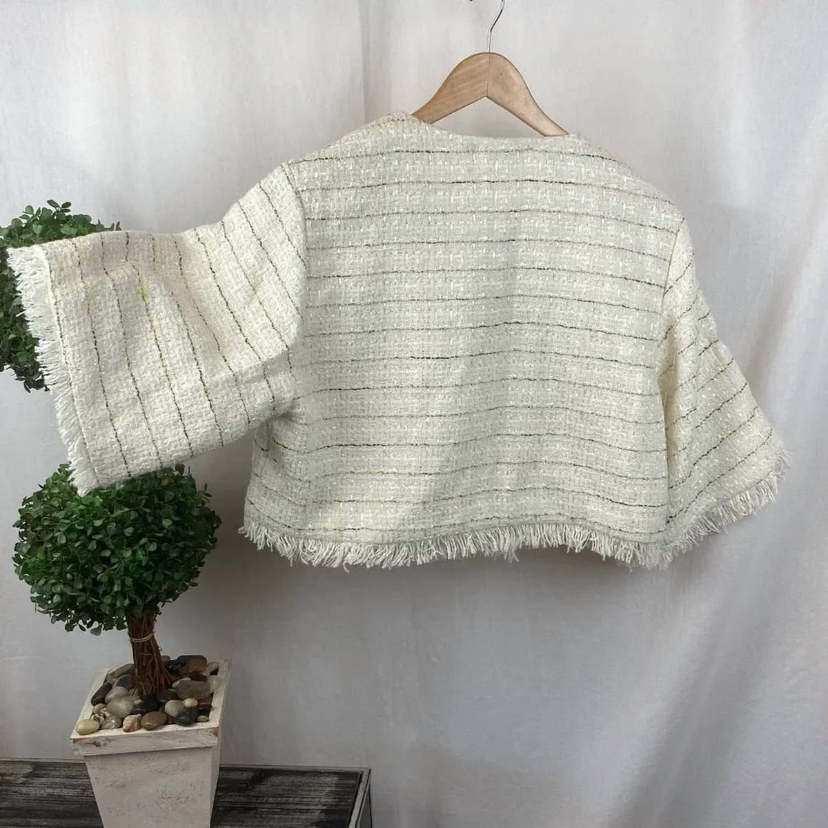 Anna & Ava - Woven Cropped Jacket