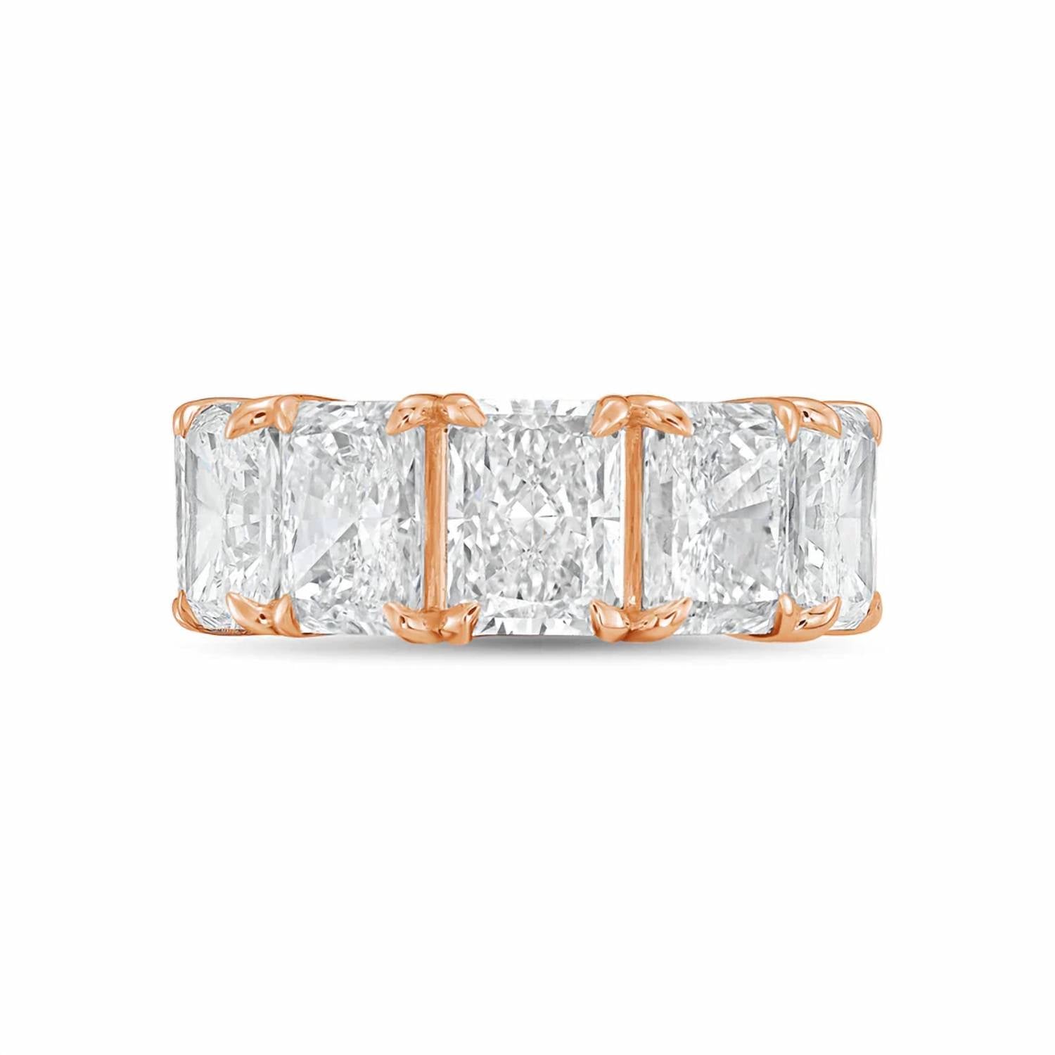 Diana M Jewels - Women's Radiant Lab-Grown Diamond Eternity Band (2.00 Ct) - Classic