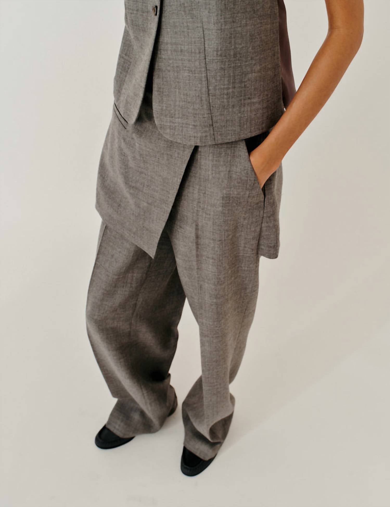 The Garment - Pine Straight Leg Skirt Pants