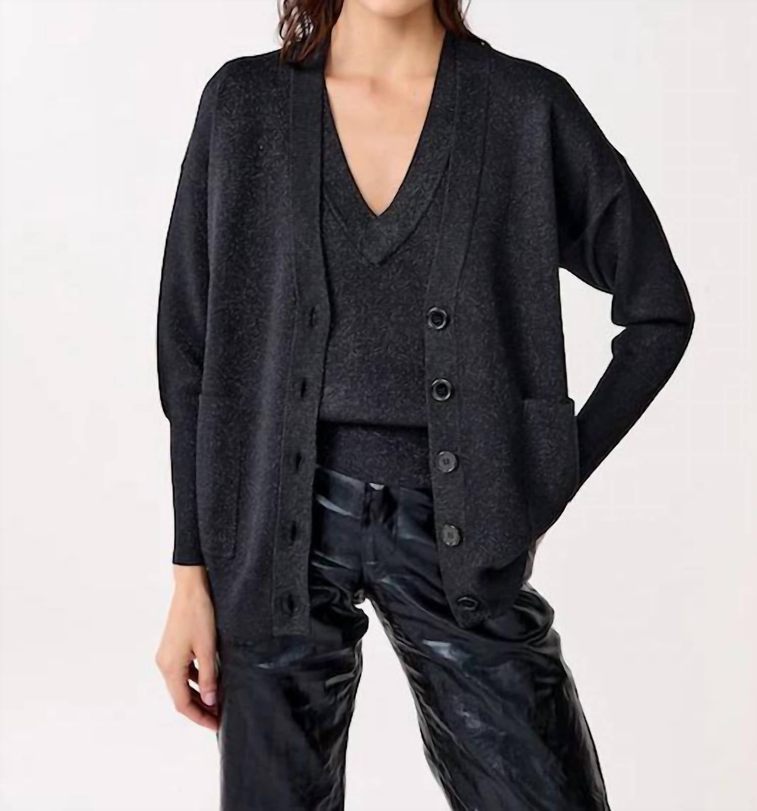 Lanhtropy - Aspen Lurex Cardigan