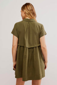Free People - Ronnie Poplin mini dress