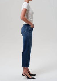 Citizens of Humanity Lyra Long Wide Jean in augusta - women's jeans - alternate view