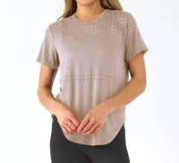 Glyder - Mood Laser Cut Crew Neck Tee