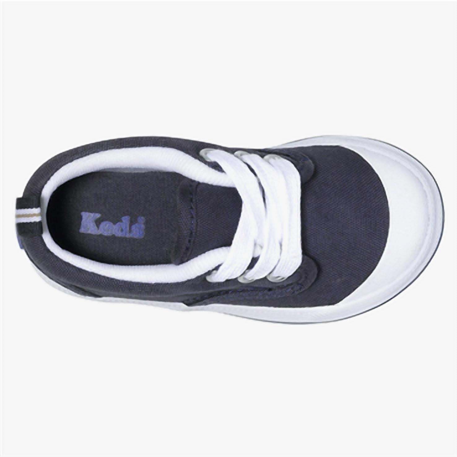 Keds Infant Or Toddler Canvas Sneakers in graham navy - kids' sneaker - view 4