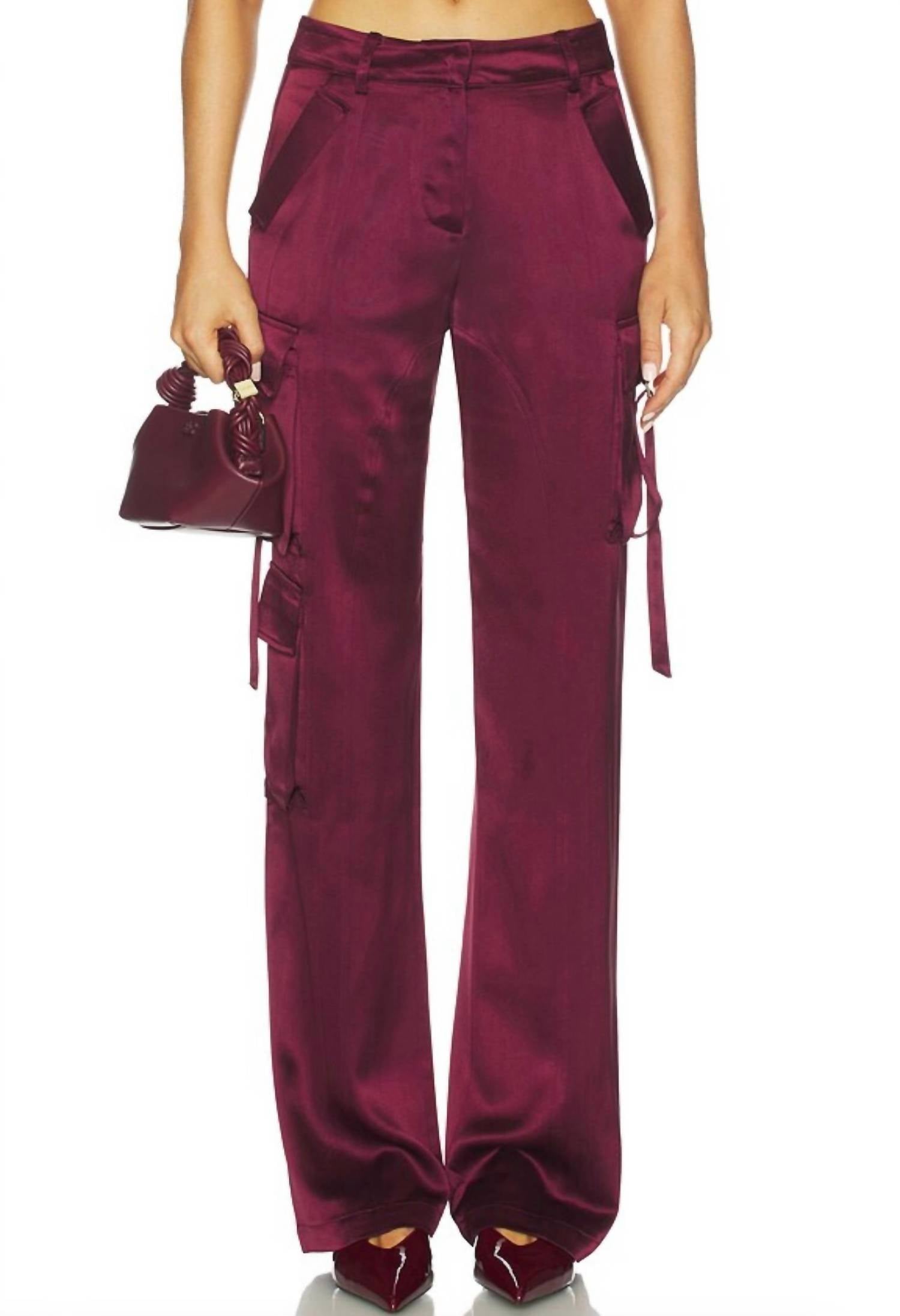 RETROFETE Andre Cargo Pants in port - women's pants