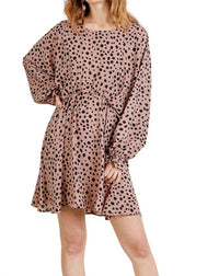 Umgee - Dalmatian Keyhole Dress