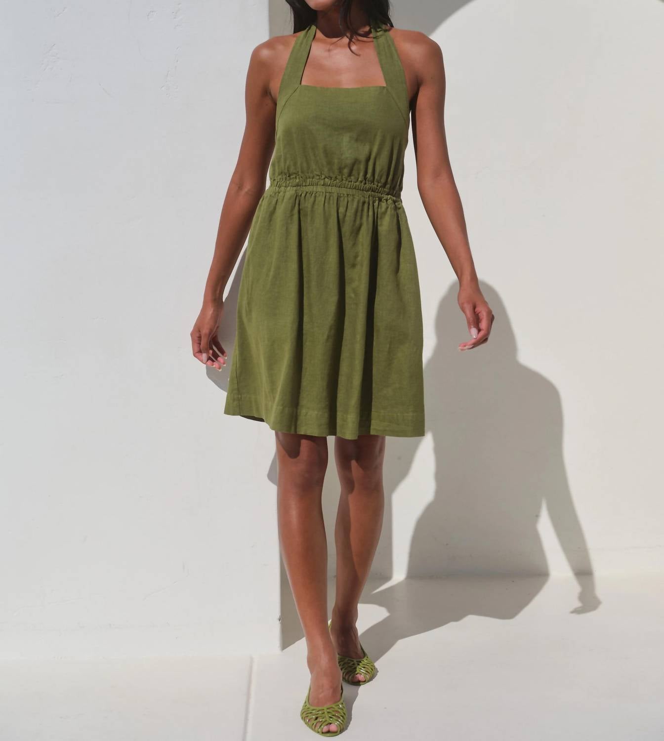 Stateside - A-line Mini Halter Dress
