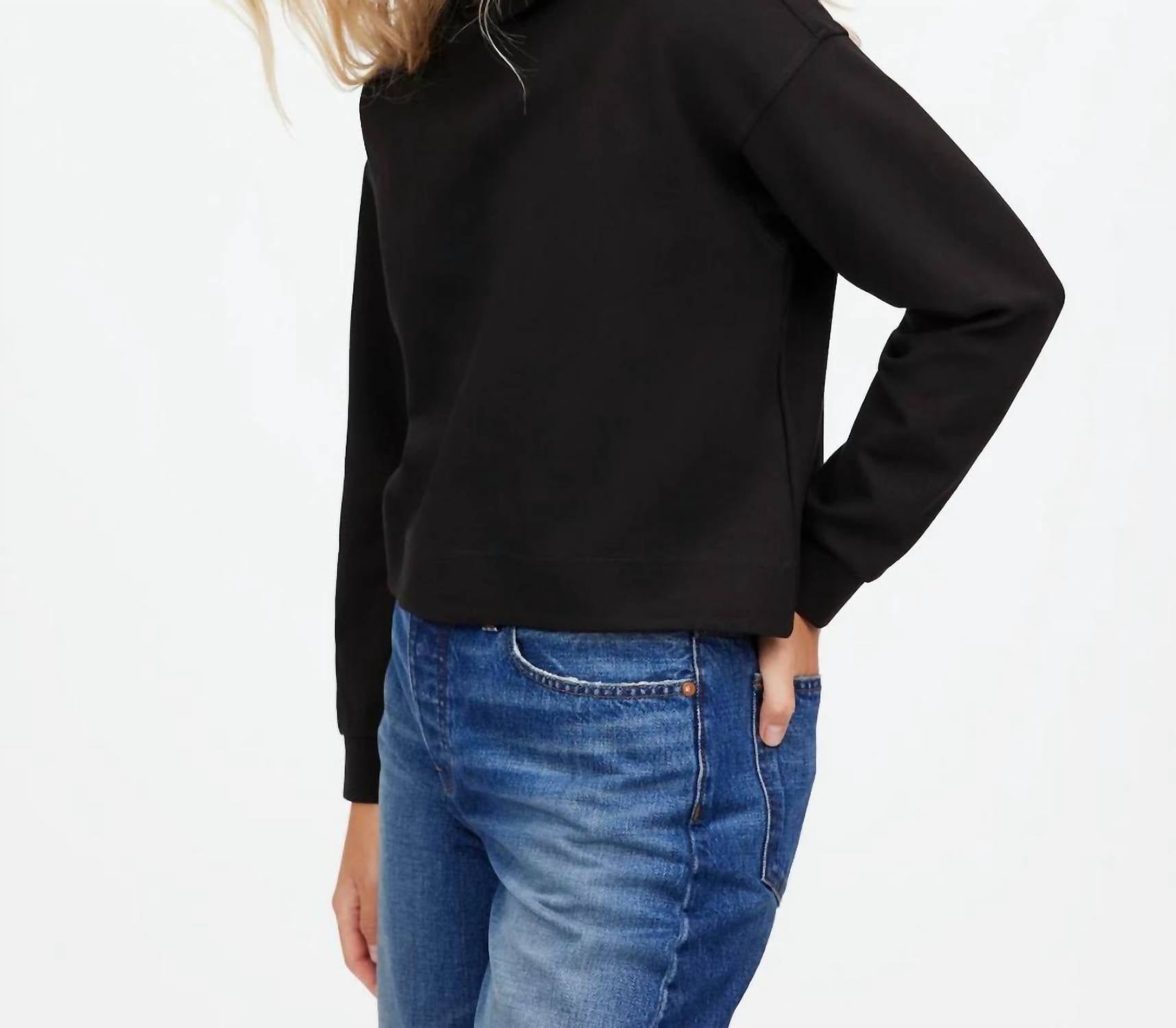 Madewell - Women's Ponte Hoodie Sweatshirt