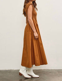 Mustard Seed - Drop Waist Midi Dress