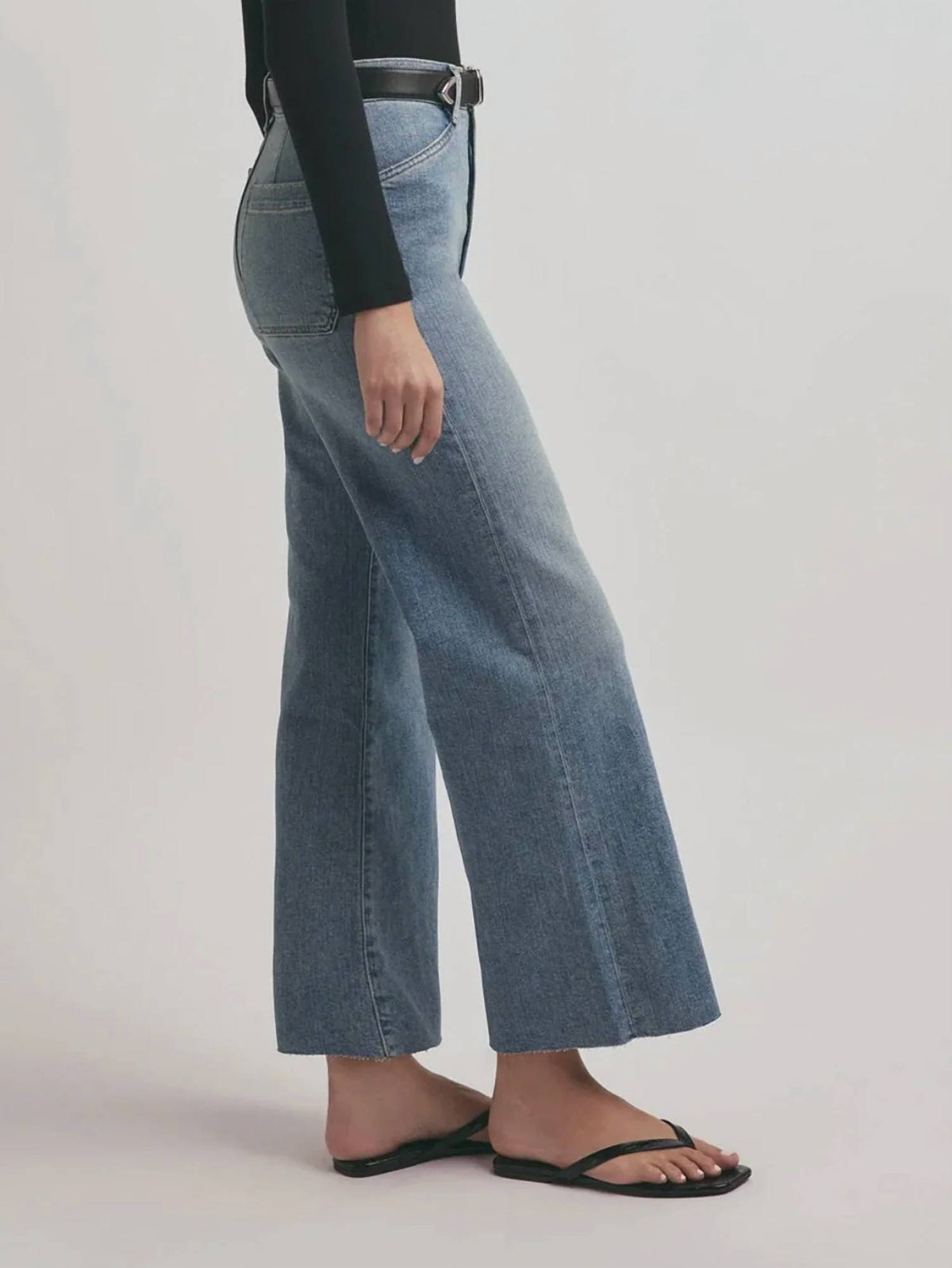 Favorite Daughter - Mischa Super High Rise Wide Leg Ankle Jeans
