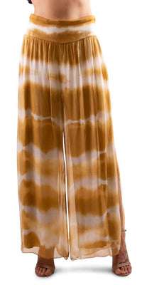 Gigi Moda - Jasmin Tie-dye Slit Wide Leg Pants