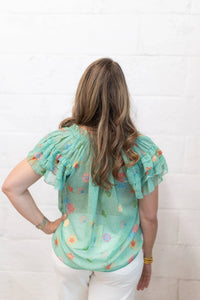 Olivaceous - Devon Ruffle Top