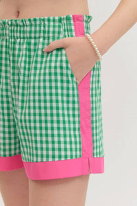 Entro - Gingham Shorts