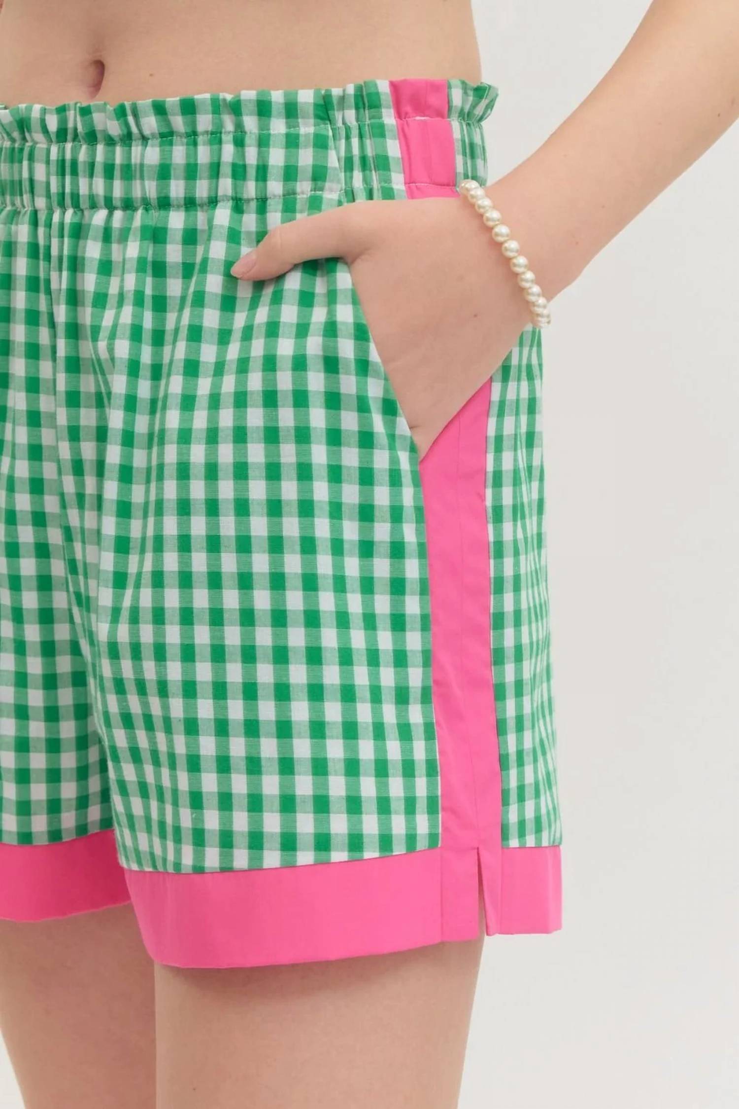 Entro - Gingham Shorts