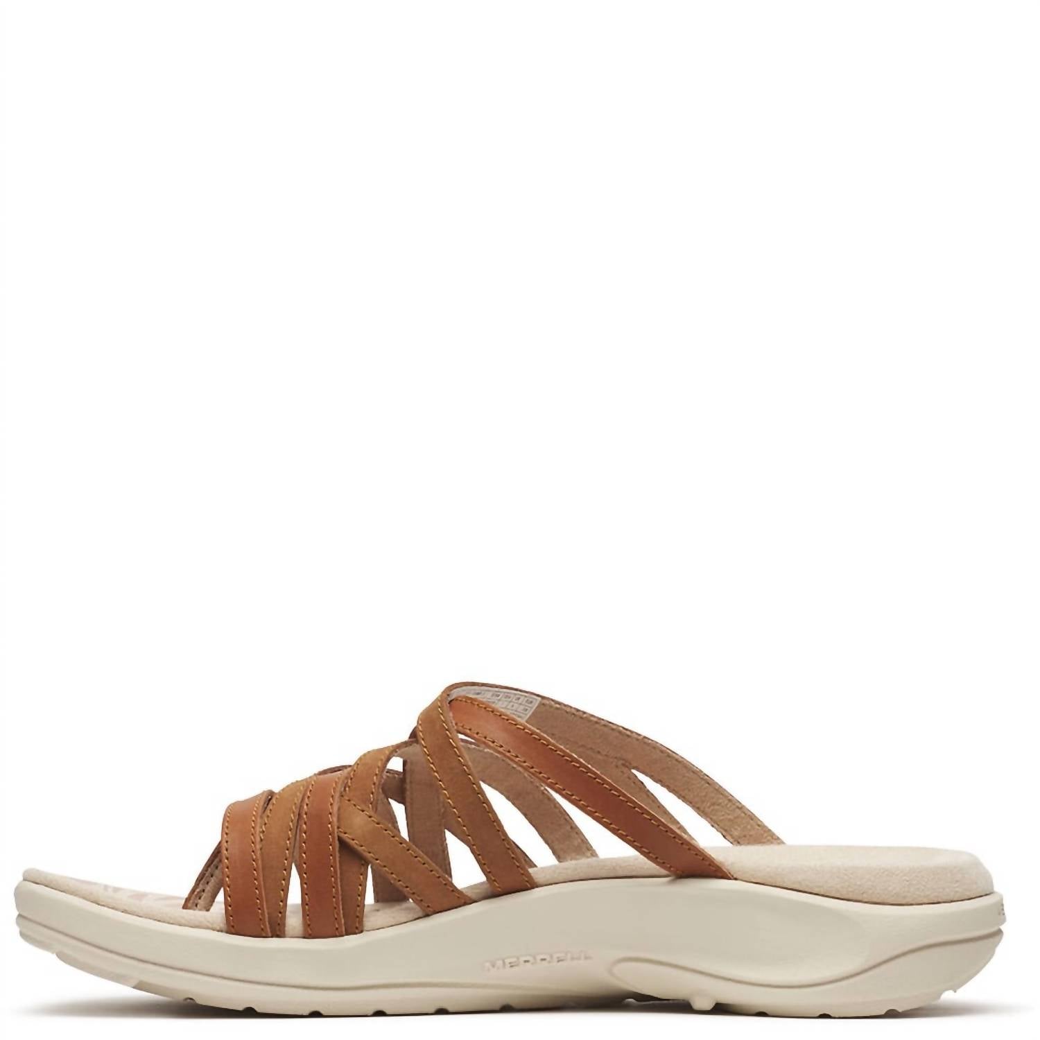 MERRELL Women's Harbor Post Sandal in hazel - women's sandal - detail view
