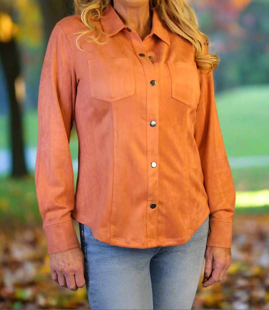 Way - Suede Snap Front Shirt