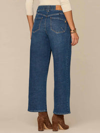Democracy - High Rise Barely Barrel With Forward Side Panels Jean