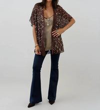 Malibu Road - Celeste Sequin Mesh Jacket