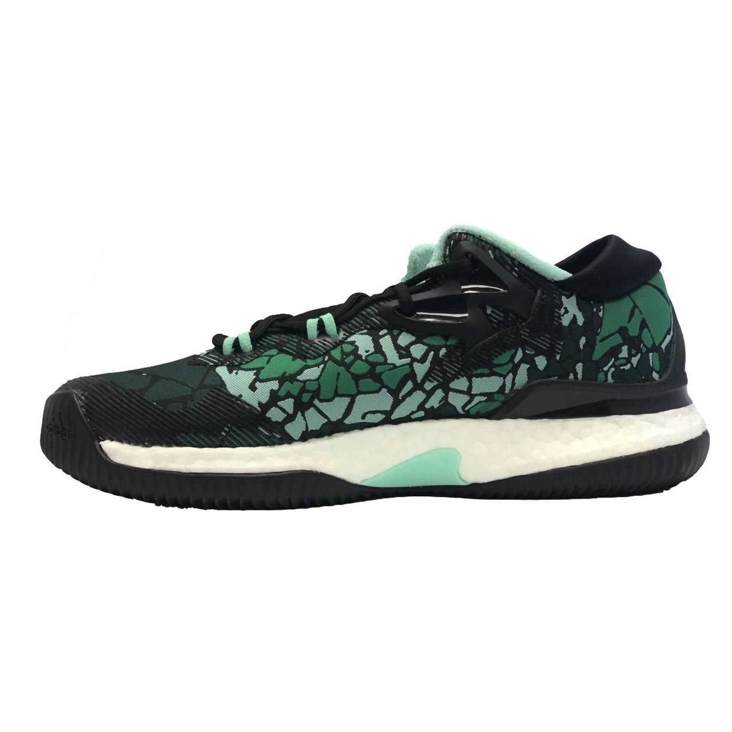 adidas Men's Sm Cl Boost Low Hallo Basketball Shoes in black - men's shoe - detail view