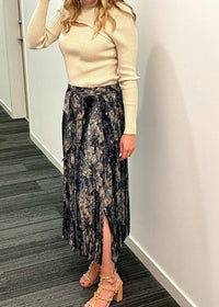 J.O.A. - Moonlight River Pleated Skirt