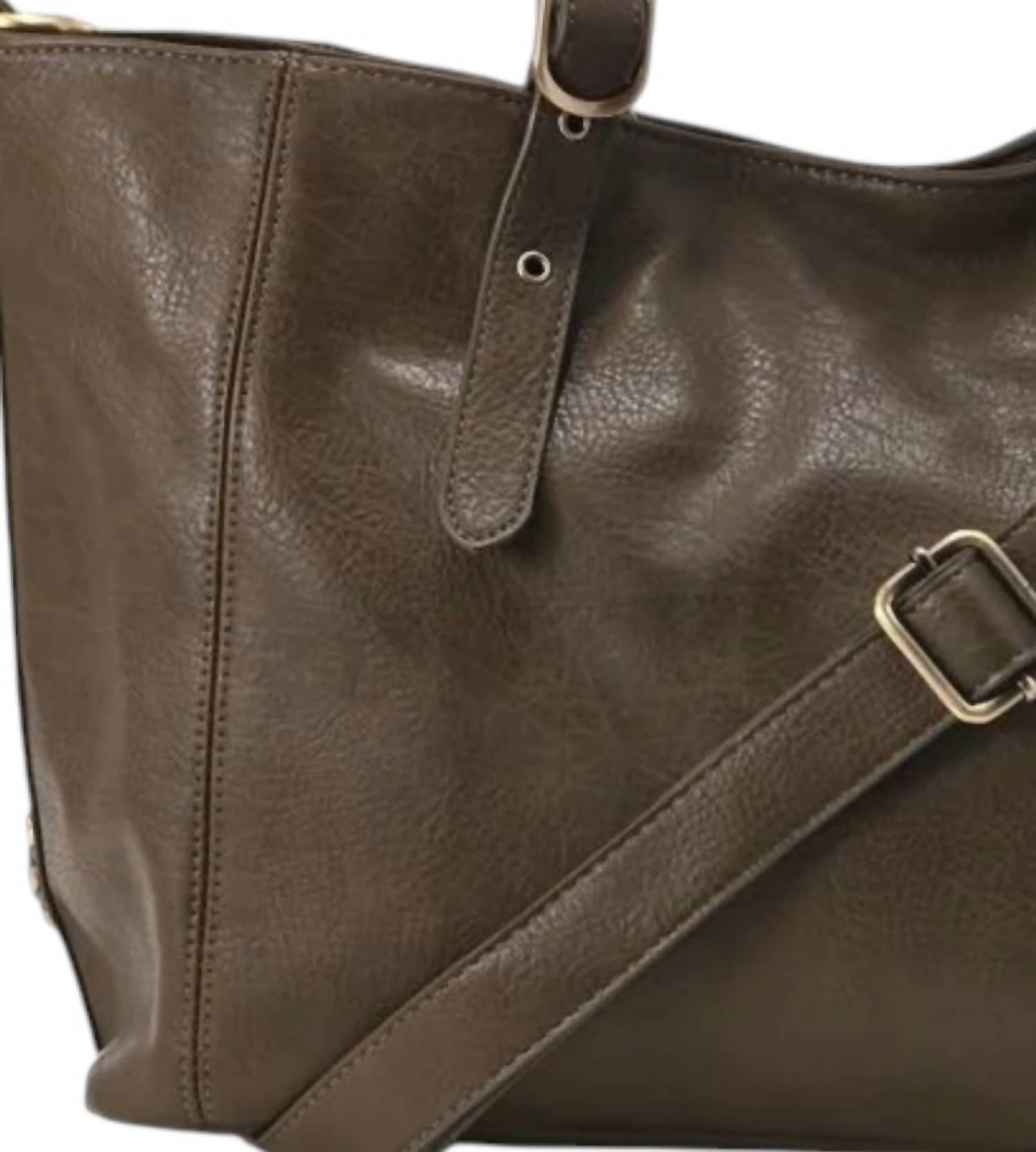 Joy Susan - Women's Shelby Faux Leather Studded Tote Bag
