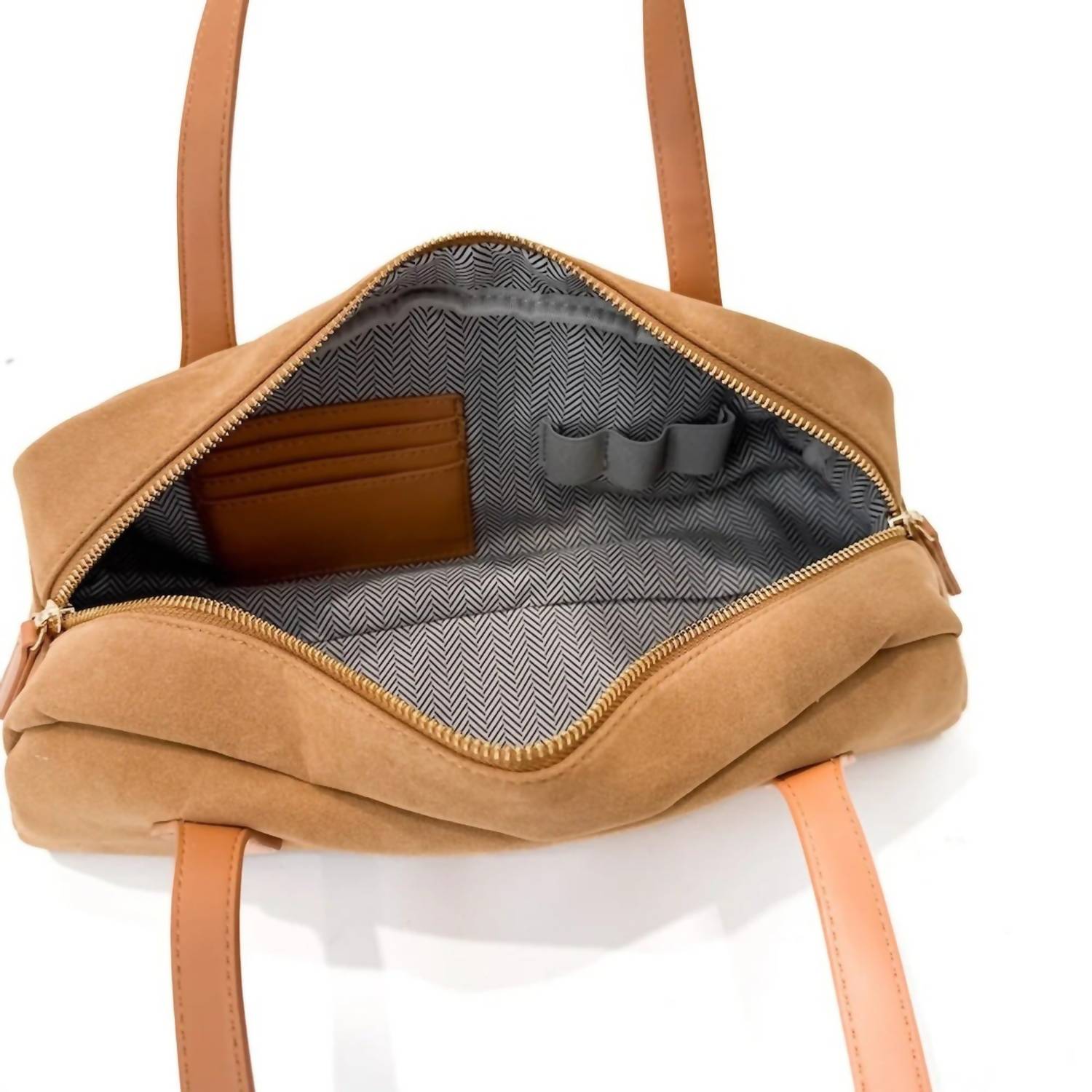 Pretty Simple - Women's Sally Vegan Suede Barrel Shoulder Bag