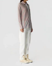 Guest In Residence - Fine Stripe Showtime Shirt