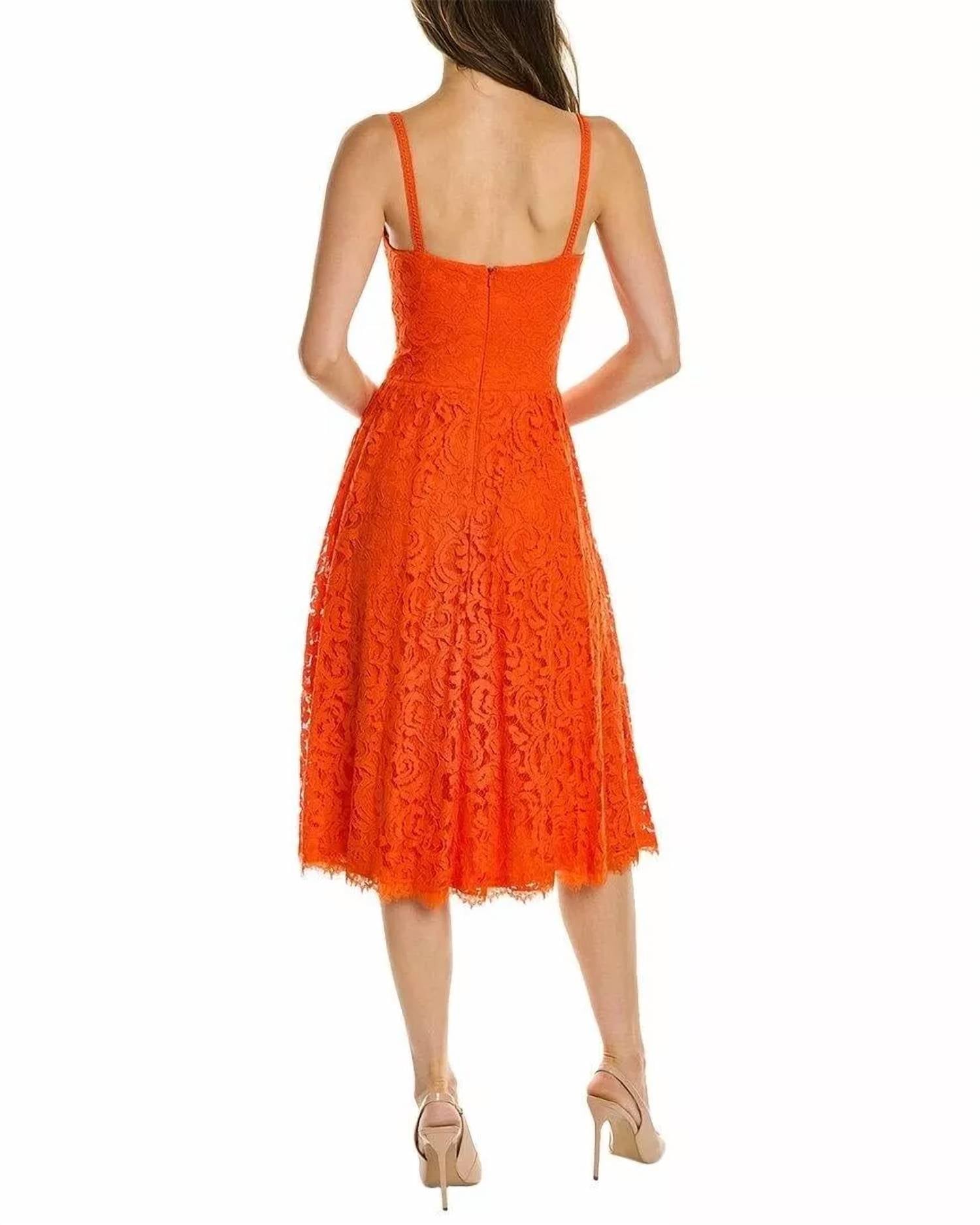 Tadashi Shoji - Lace Fit And Flare Midi Dress