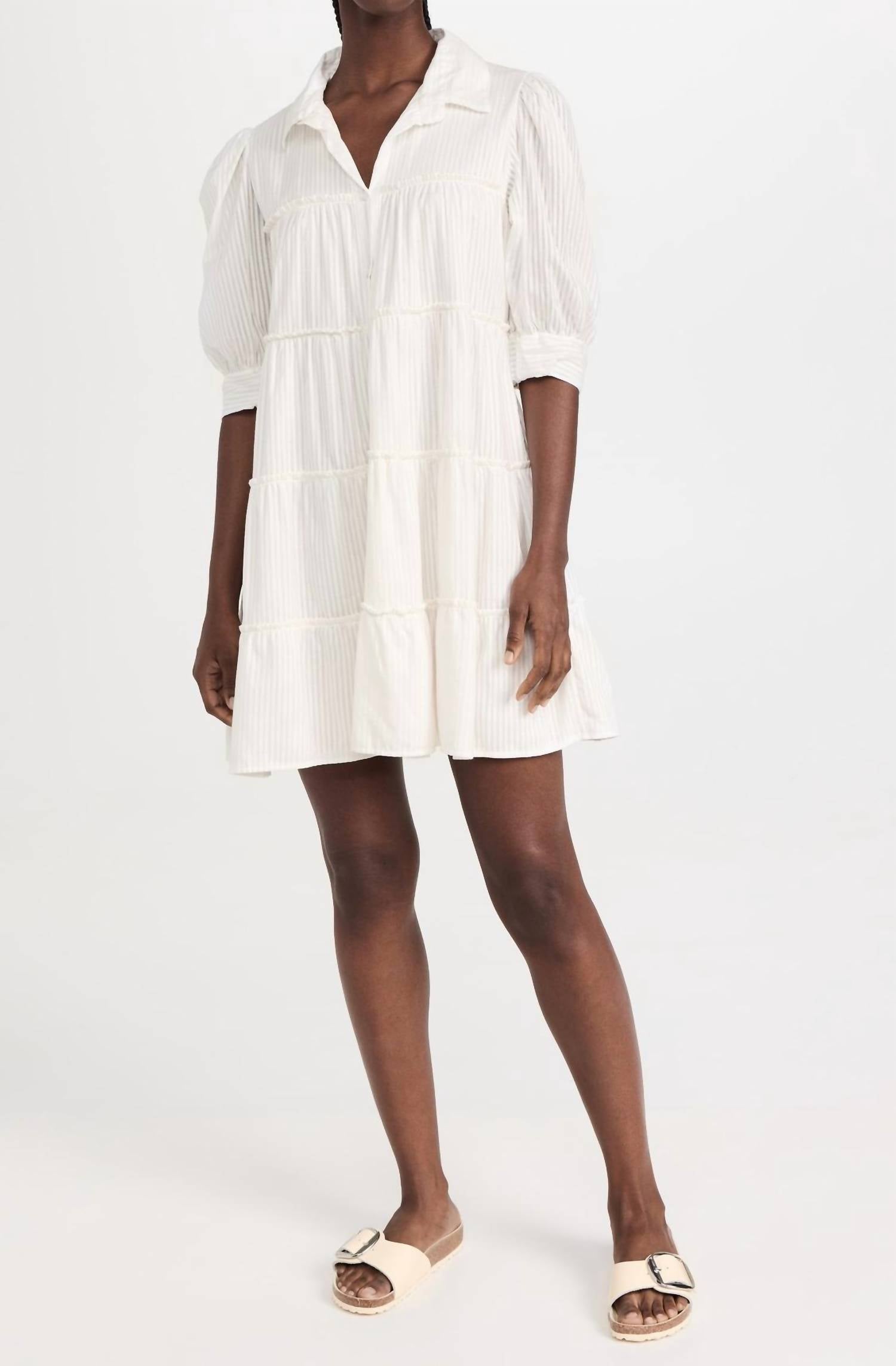 Peixoto - Lola Ora Cotton Tired Shirt Dress