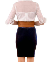 Gretchen Scott - Posh Velvet Pencil Skirt